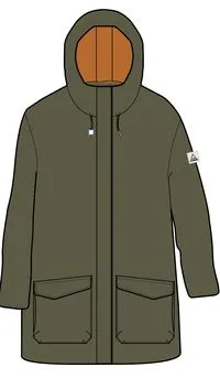 Alaska Recycled Insulated Parka - Khaki