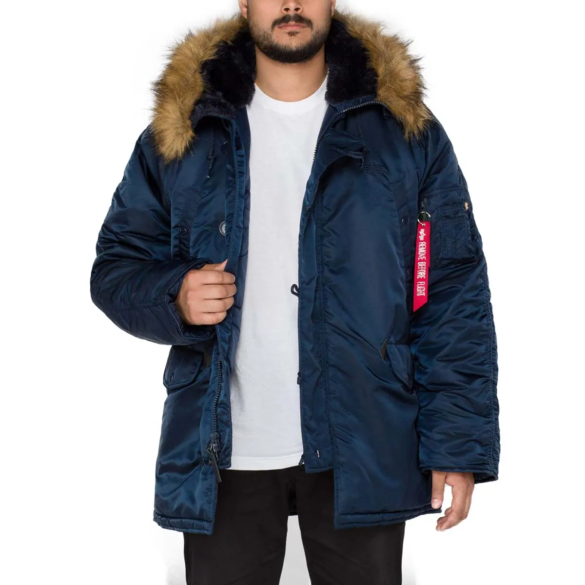 Alpha Industries N3B Hooded Parka Rep Blue