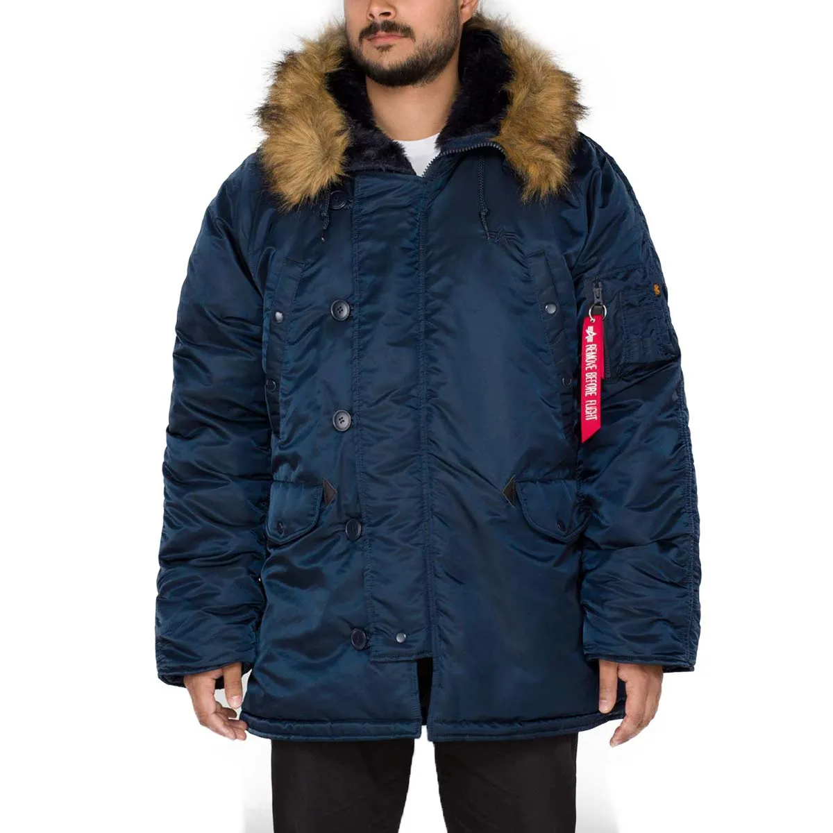 Alpha Industries N3B Hooded Parka Rep Blue