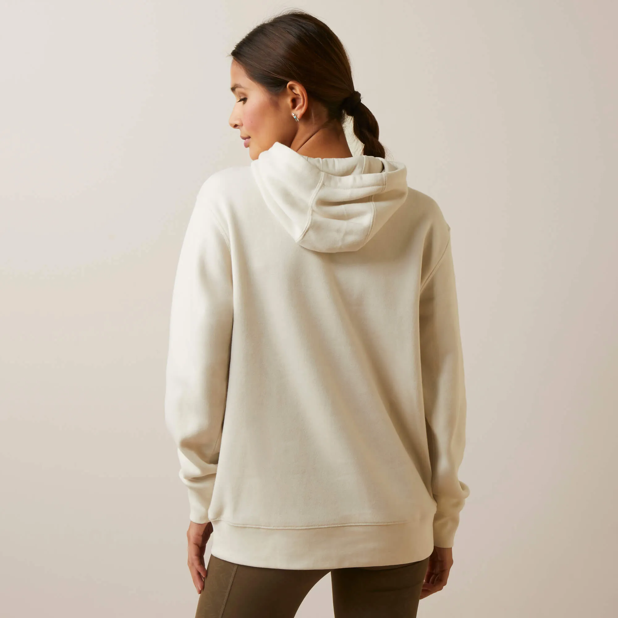 Ariat Women's REAL White Onyx Fading Lines Hoodie