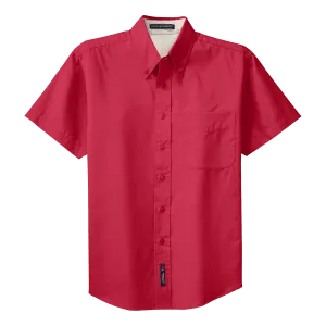 B1302MST Mens Easy Care Tall Short Sleeve Shirt