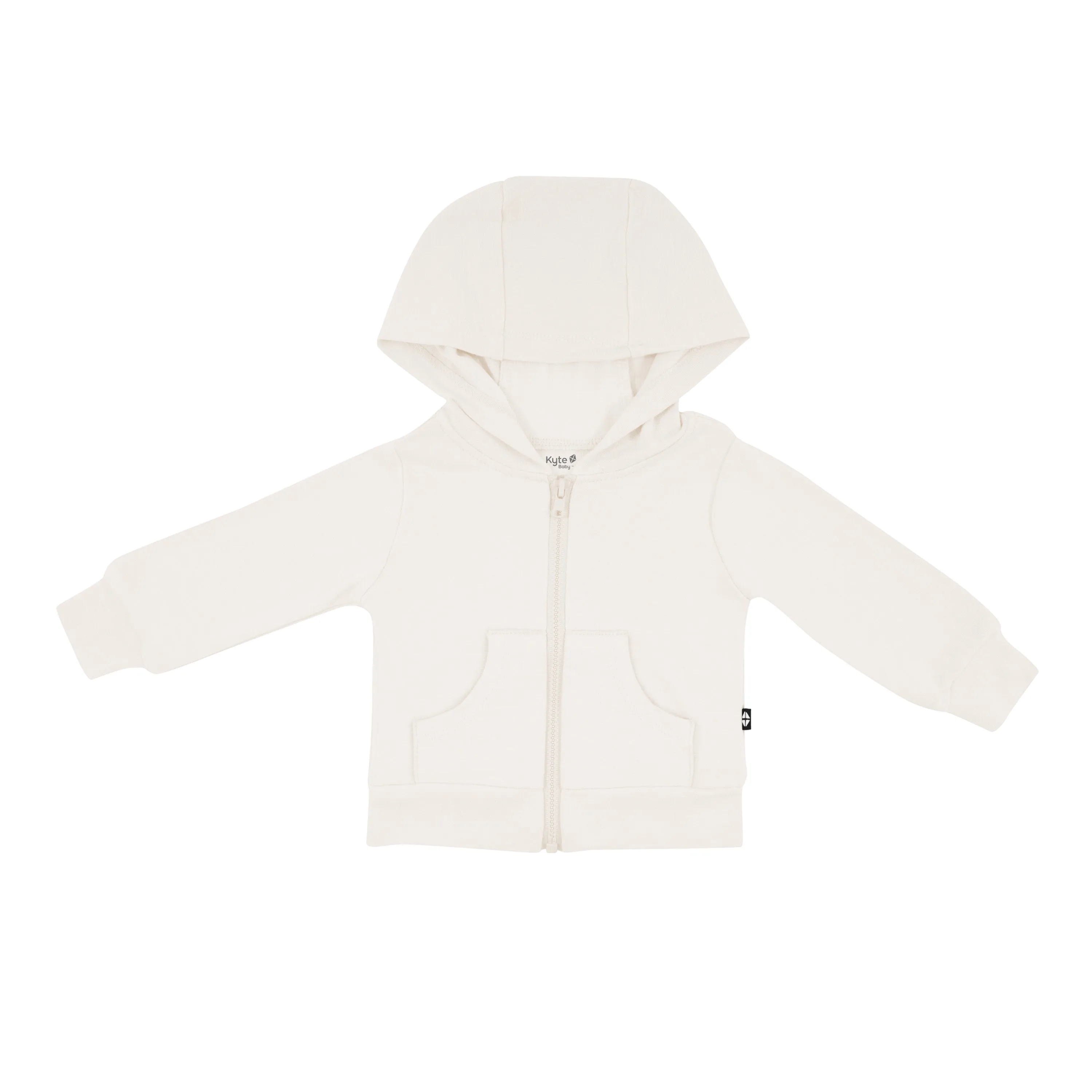 Bamboo Jersey Hooded Jacket in Oat