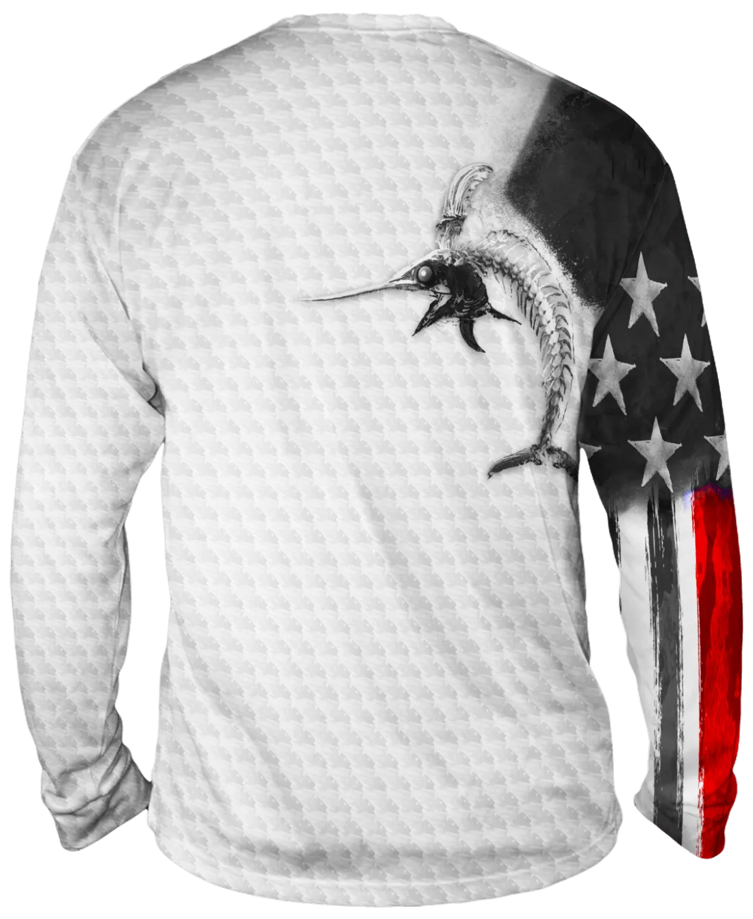 Billfish Stars & Stripes Active Duty Long Sleeve Big & Tall