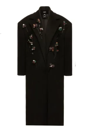 BLACK BOUQUET COAT