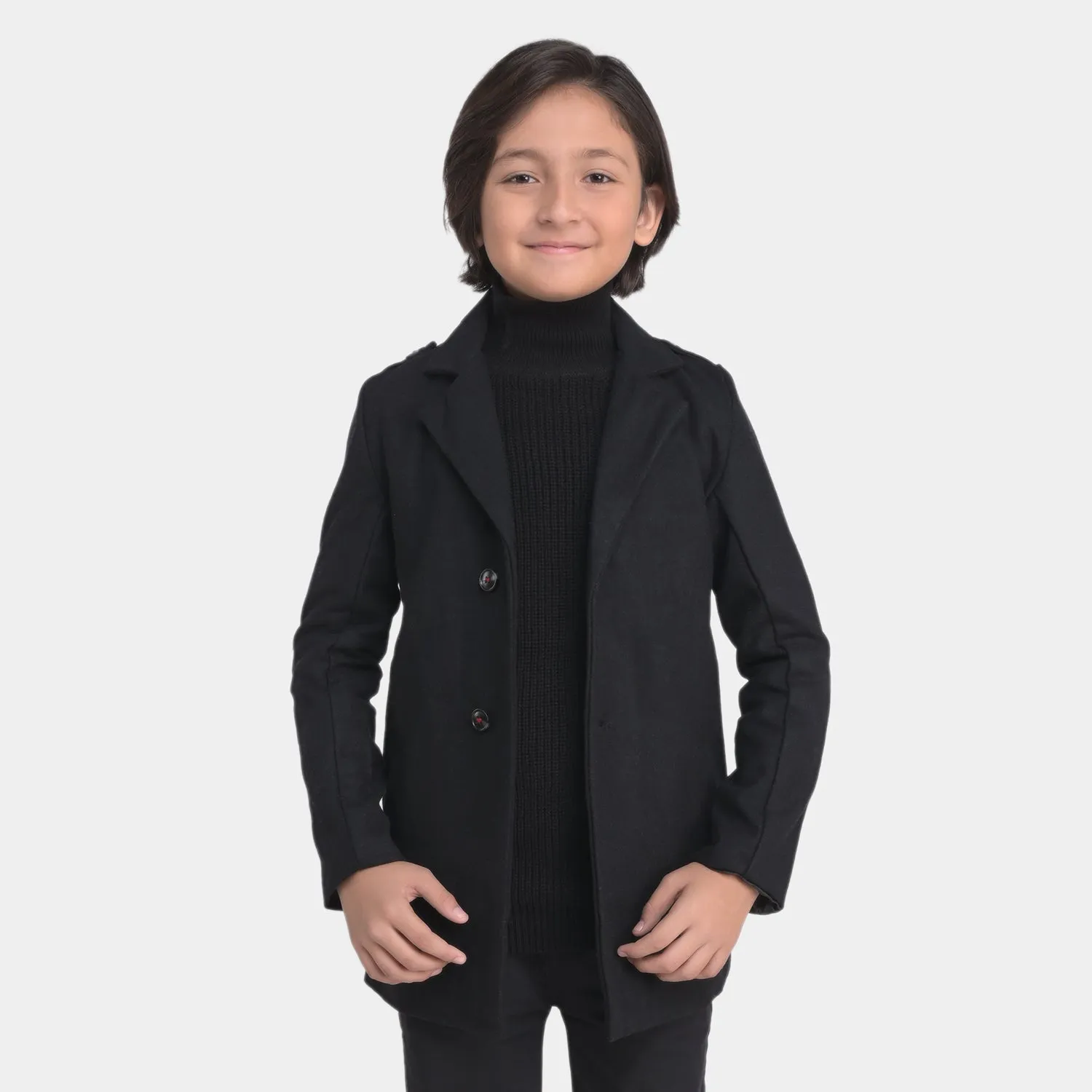 Boys Woven Jacket - BLACK