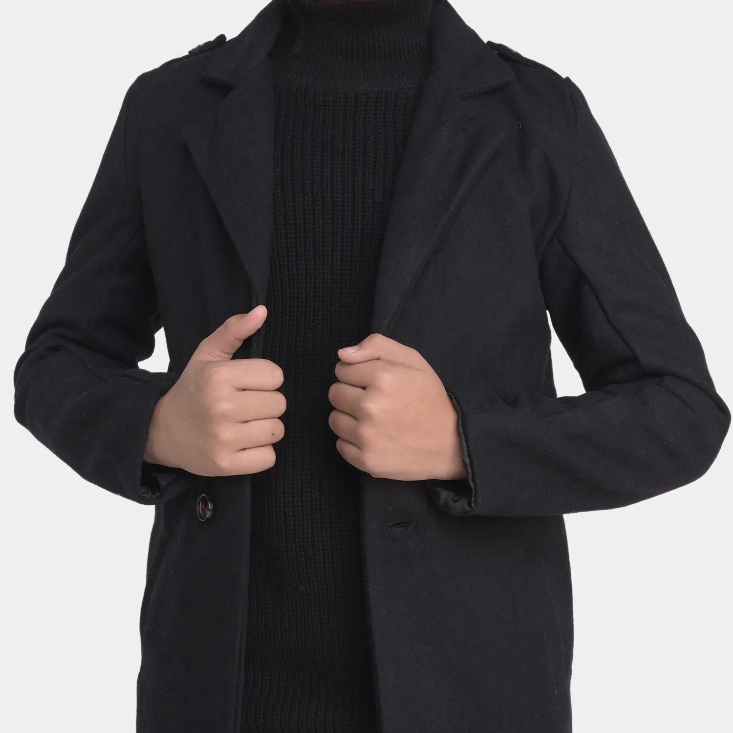 Boys Woven Jacket - BLACK