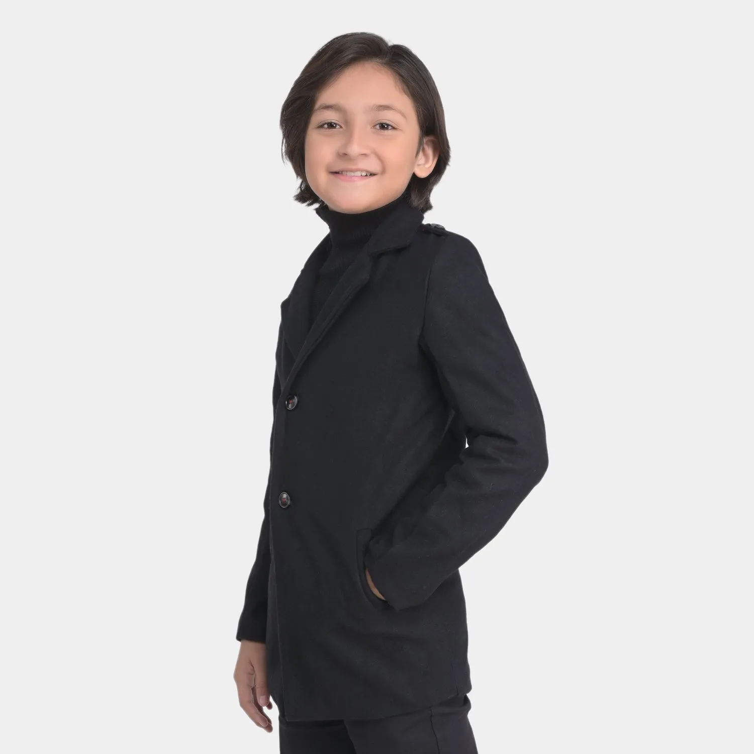 Boys Woven Jacket - BLACK