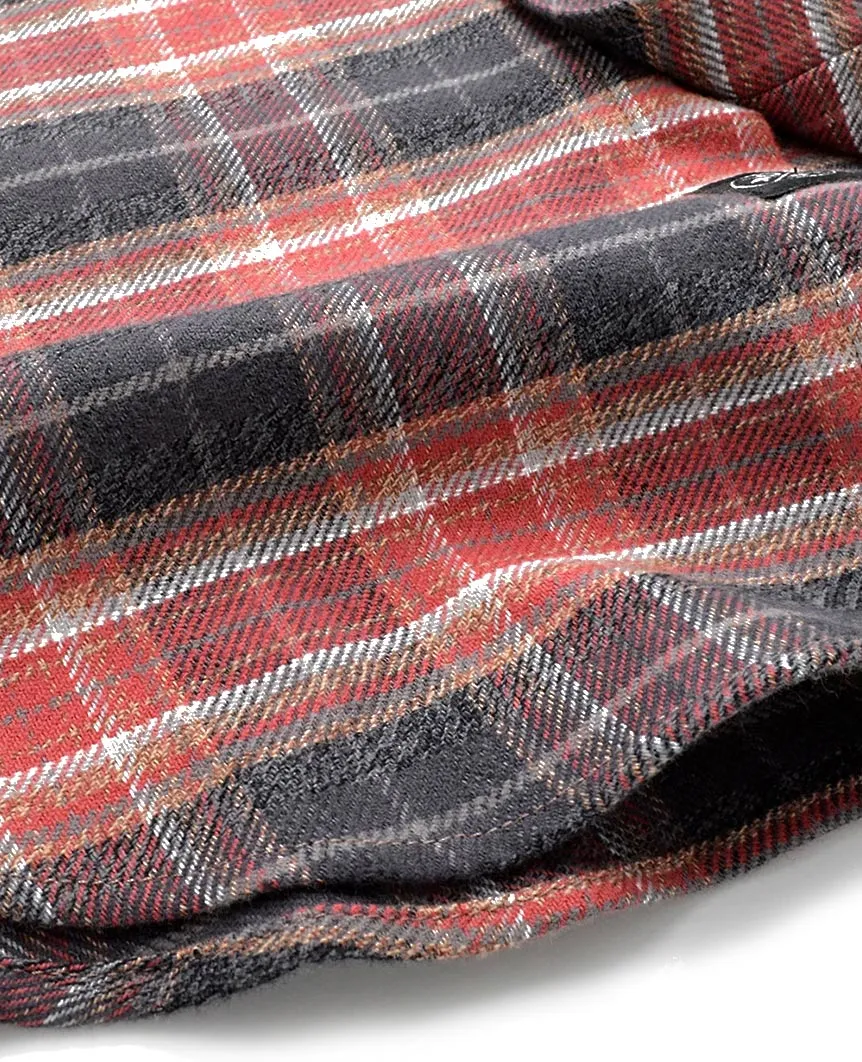 Brick Check Flannel Shirt