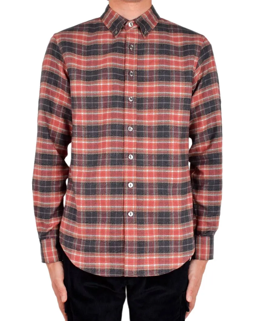 Brick Check Flannel Shirt