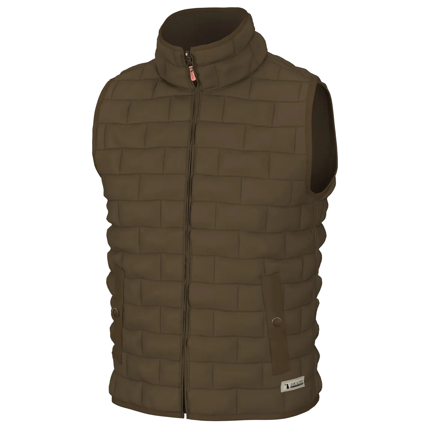 Brick Quilted Vest