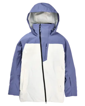 Burton Women's Pillowline Gore-Tex 2L Snow Jacket - Slate Blue/Stout White