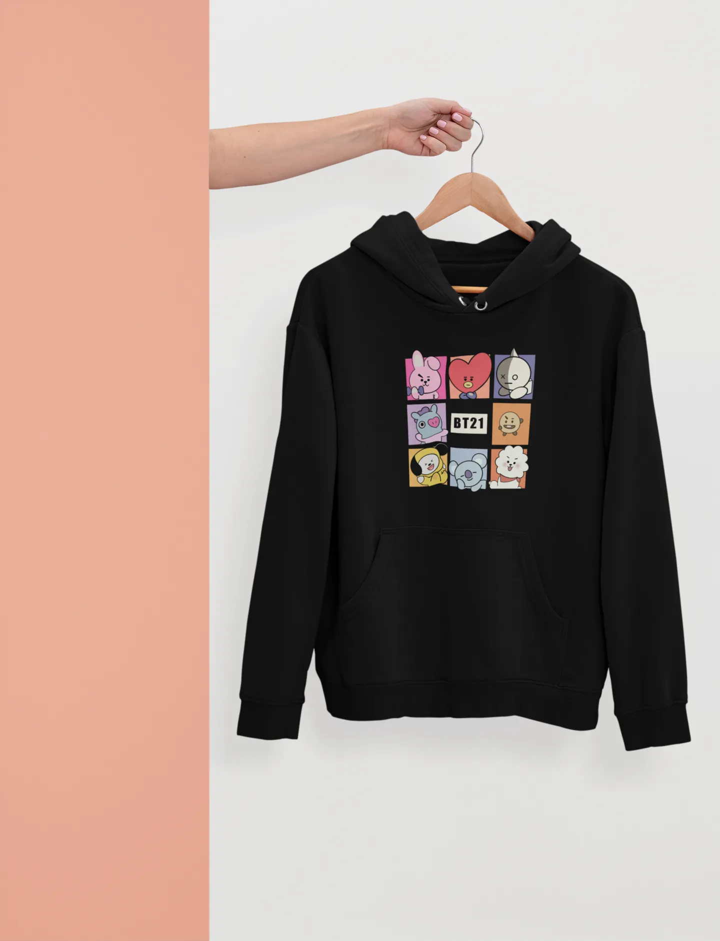 CHIBI BT21 SQUAD  : BTS - WINTER HOODIES