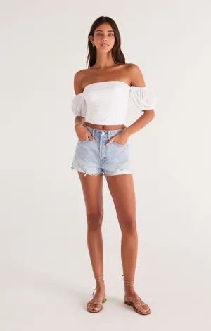 Classic High Rise Denim Short by Z Supply