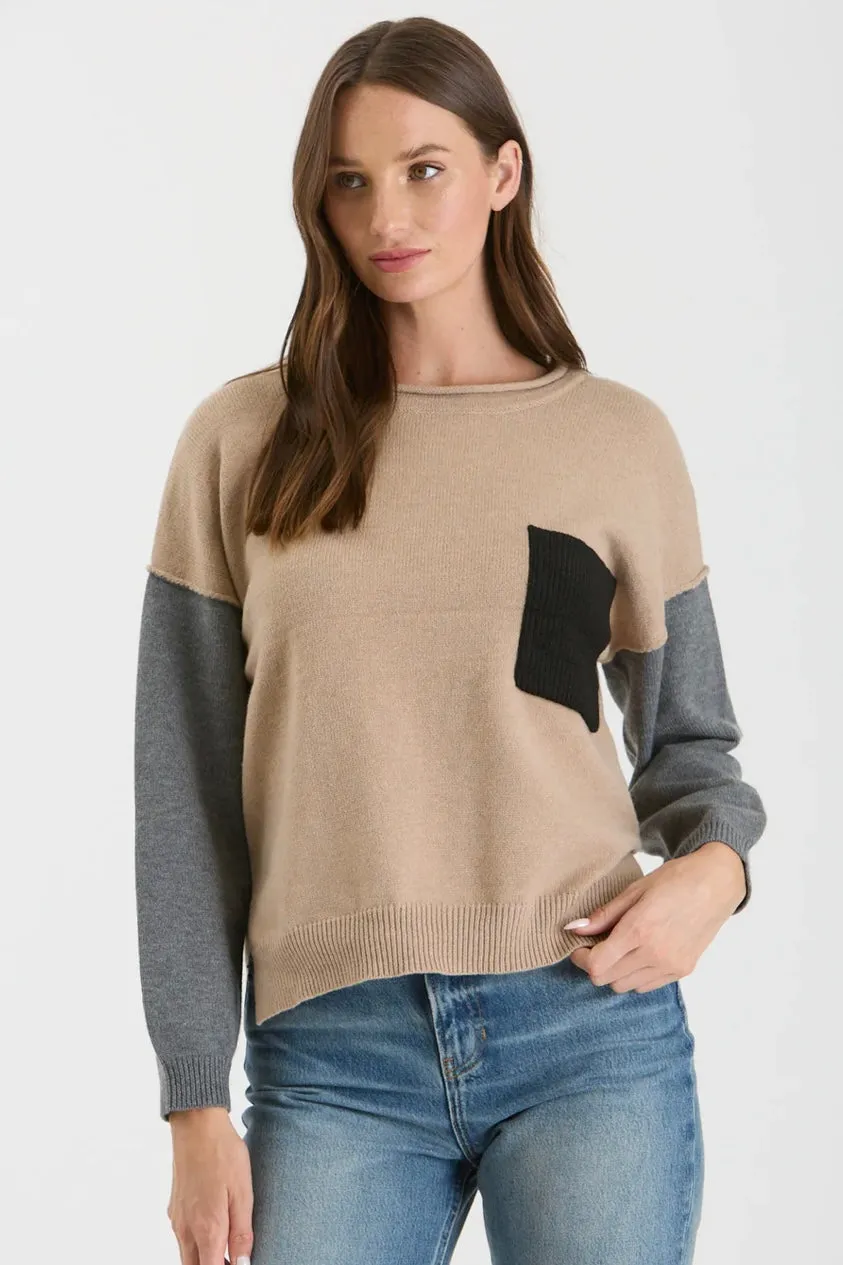 Colorblock Lightweight Sweaters - 2 Colors!