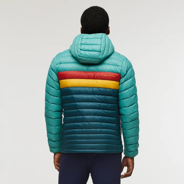 Cotopaxi Fuego Hooded Down Jacket Men's Retro Striped Down Jacket