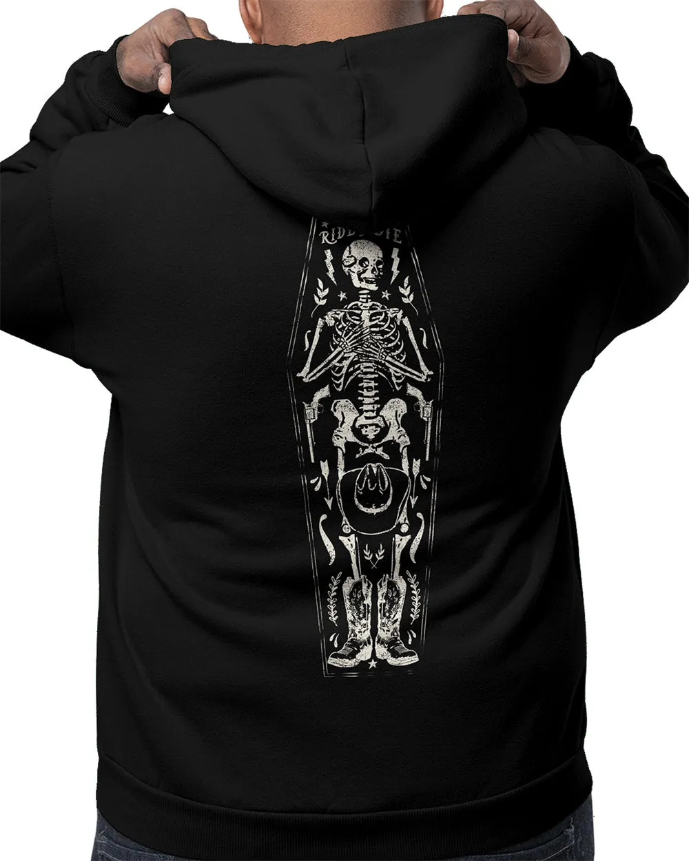 Country Boy® Ride Or Die Cowboy Coffin Hoodie