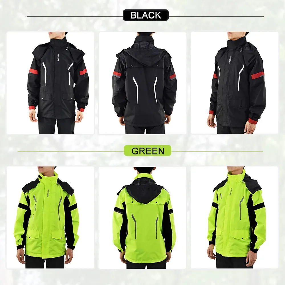 Cycling Raincoat Men Waterproof Windproof Rain Jackets Pants Suit Camping Fishing Clothing MTB Bike Ultralight Rainwear