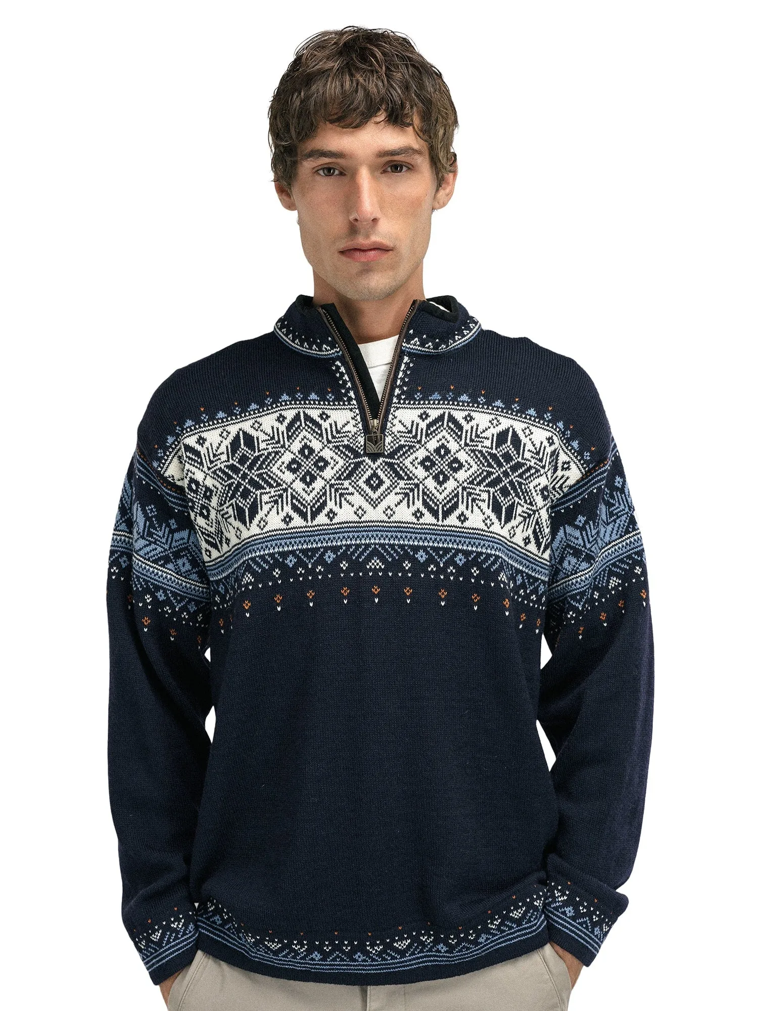 Dale of Norway | Blyfjell Swweater | Men's | Navy/Off White/Blue Shadow