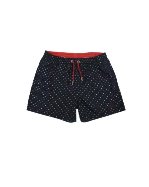 Dot Print Trunks - Black