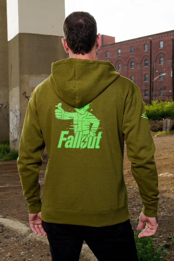 Fallout Analog Pip-Boy Zip-Up Hoodie