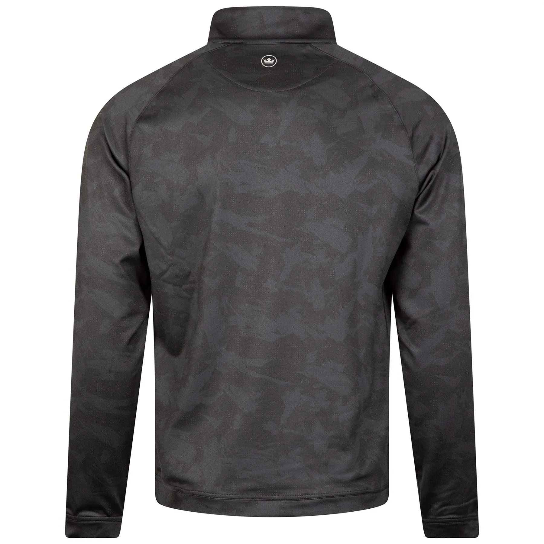 Forge Brushstroke Camo Performance Quarter Zip Black - AW23