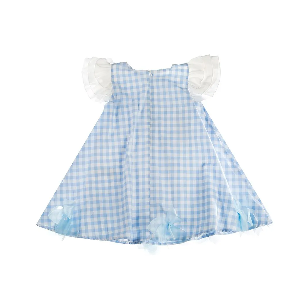 FUN & FUN Girl's BDR3222 Dress - Blue