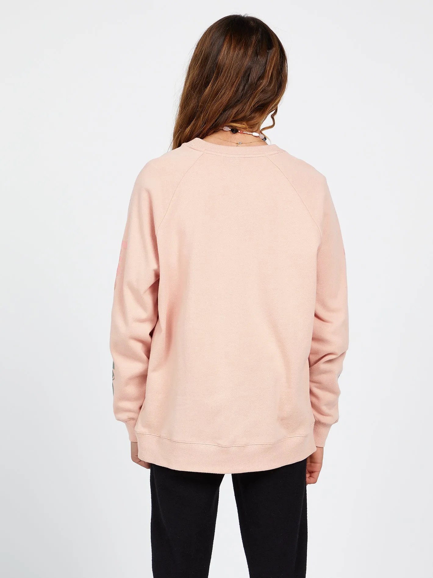 Girls Truly Stokin Boyfriend Sweatshirt - Hazey Pink