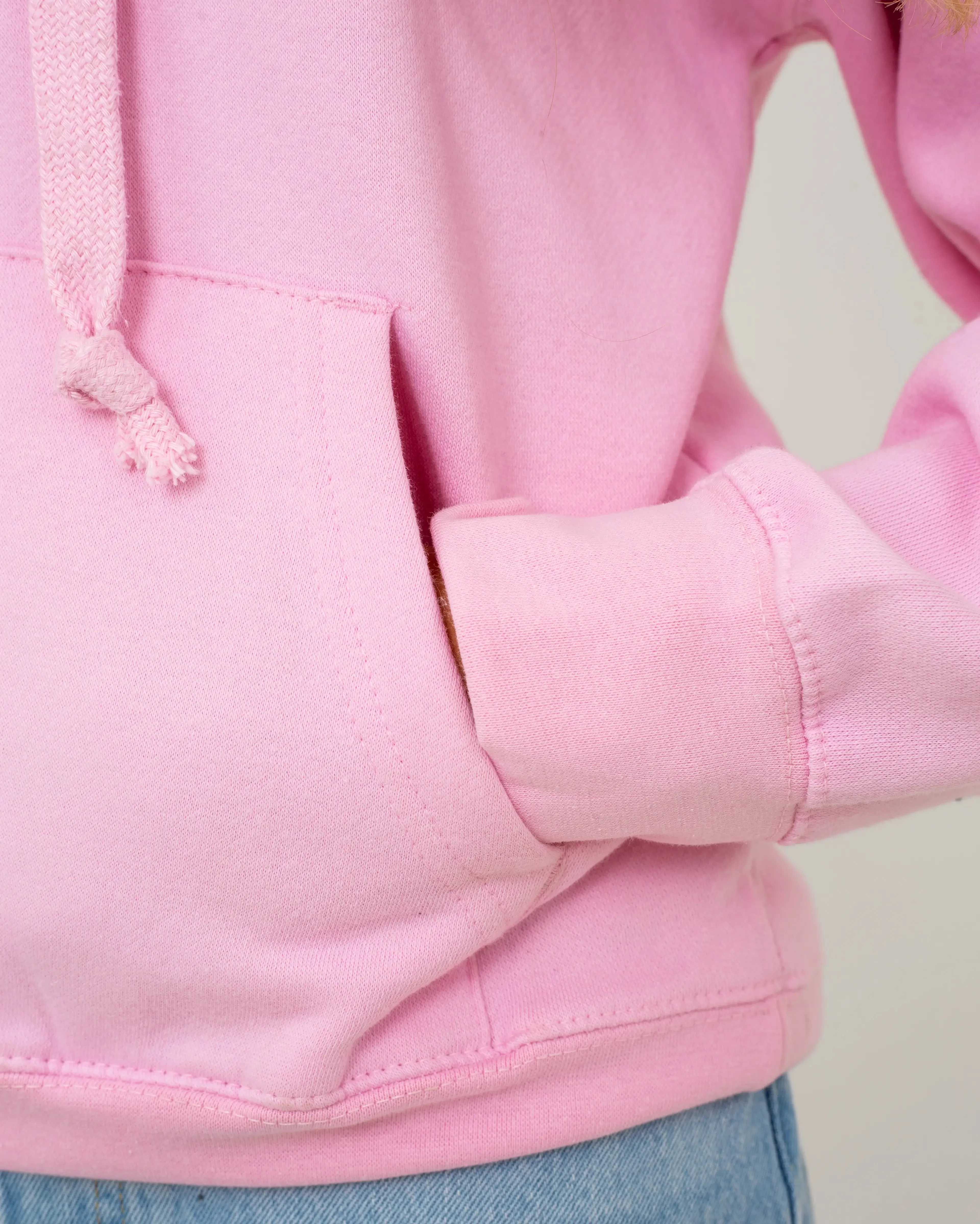 Girls Turtle Hoodie in Baby Pink