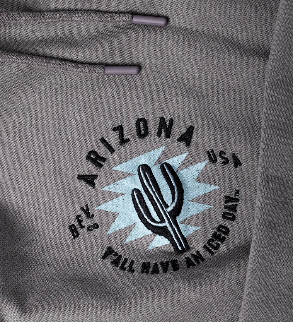 Gray Cowboy Cotton Hoodie