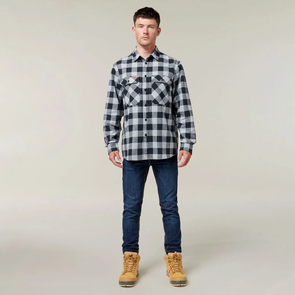 Hardyakka Foundations Check Flannel Long Sleeve Shirt (Y07295)