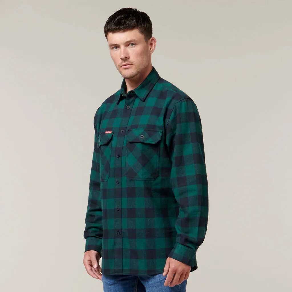 Hardyakka Foundations Check Flannel Long Sleeve Shirt (Y07295)