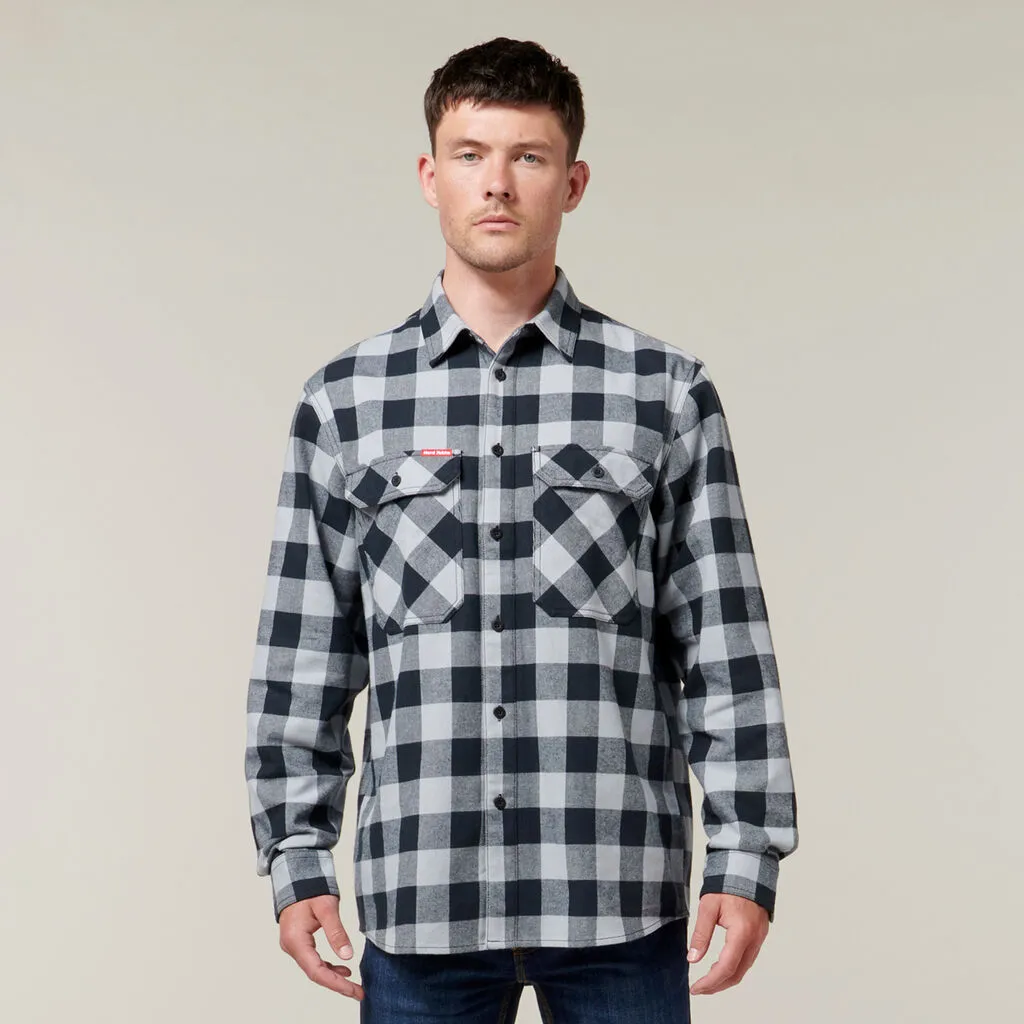 Hardyakka Foundations Check Flannel Long Sleeve Shirt (Y07295)