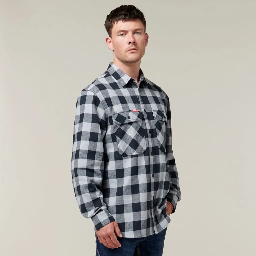 Hardyakka Foundations Check Flannel Long Sleeve Shirt (Y07295)