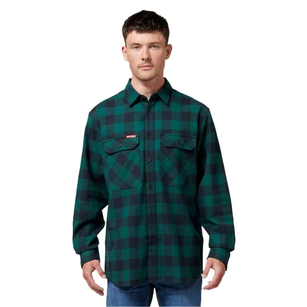 Hardyakka Foundations Check Flannel Long Sleeve Shirt (Y07295)