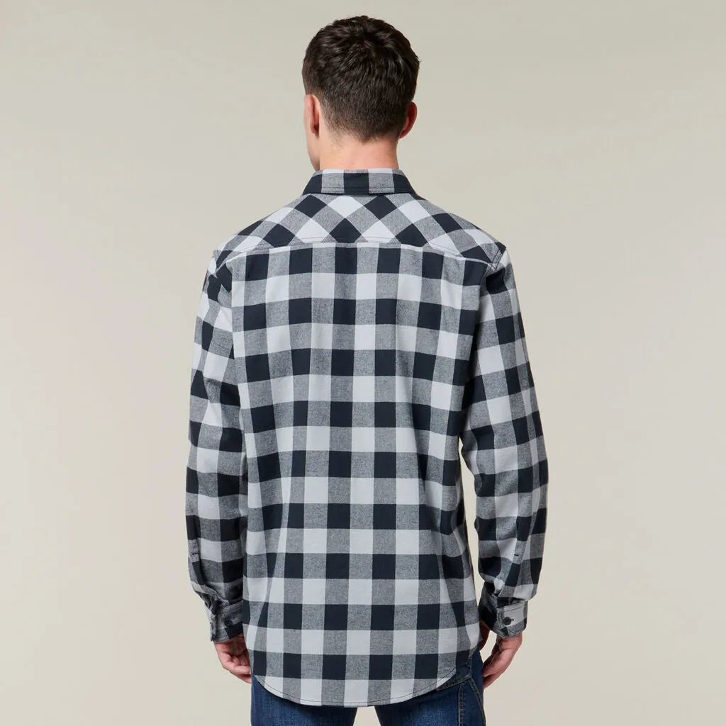 Hardyakka Foundations Check Flannel Long Sleeve Shirt (Y07295)