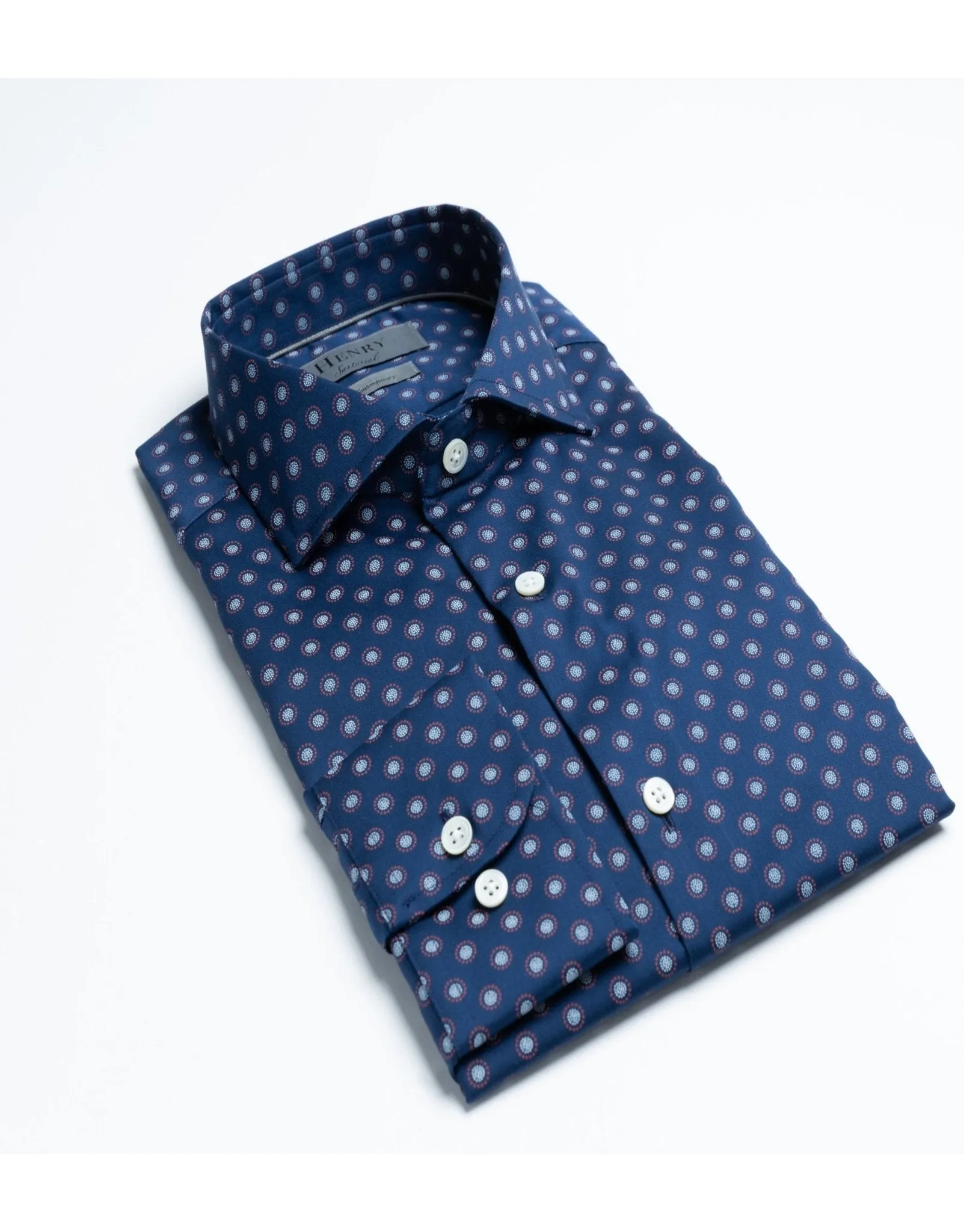 Henry Sartorial Woven Shirt Navy