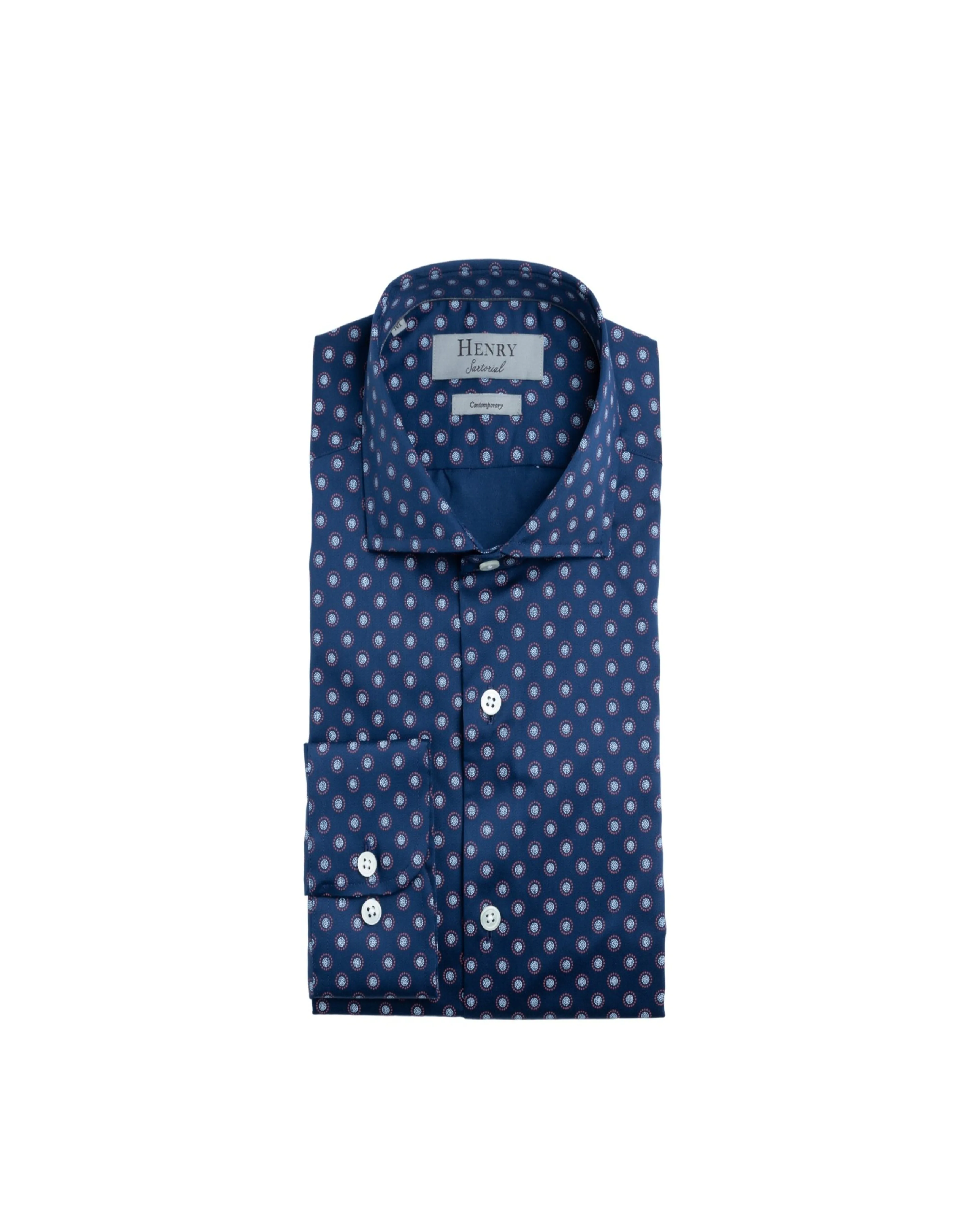 Henry Sartorial Woven Shirt Navy