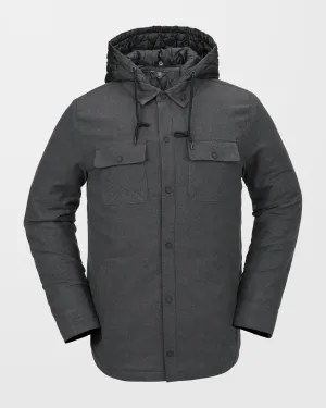 Insulated Riding Flannel Jacket - Heather Black