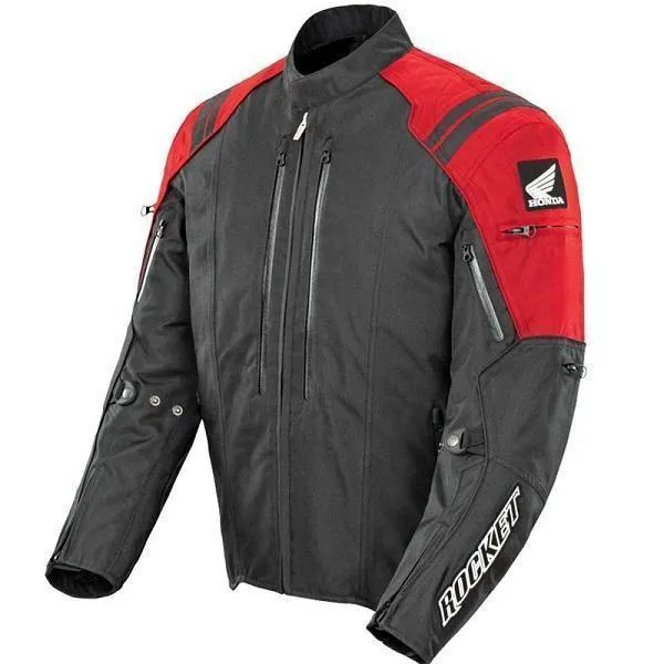 Joe Rocket 'CBR' Mens Red/Black Textile Motorcycle Jacket