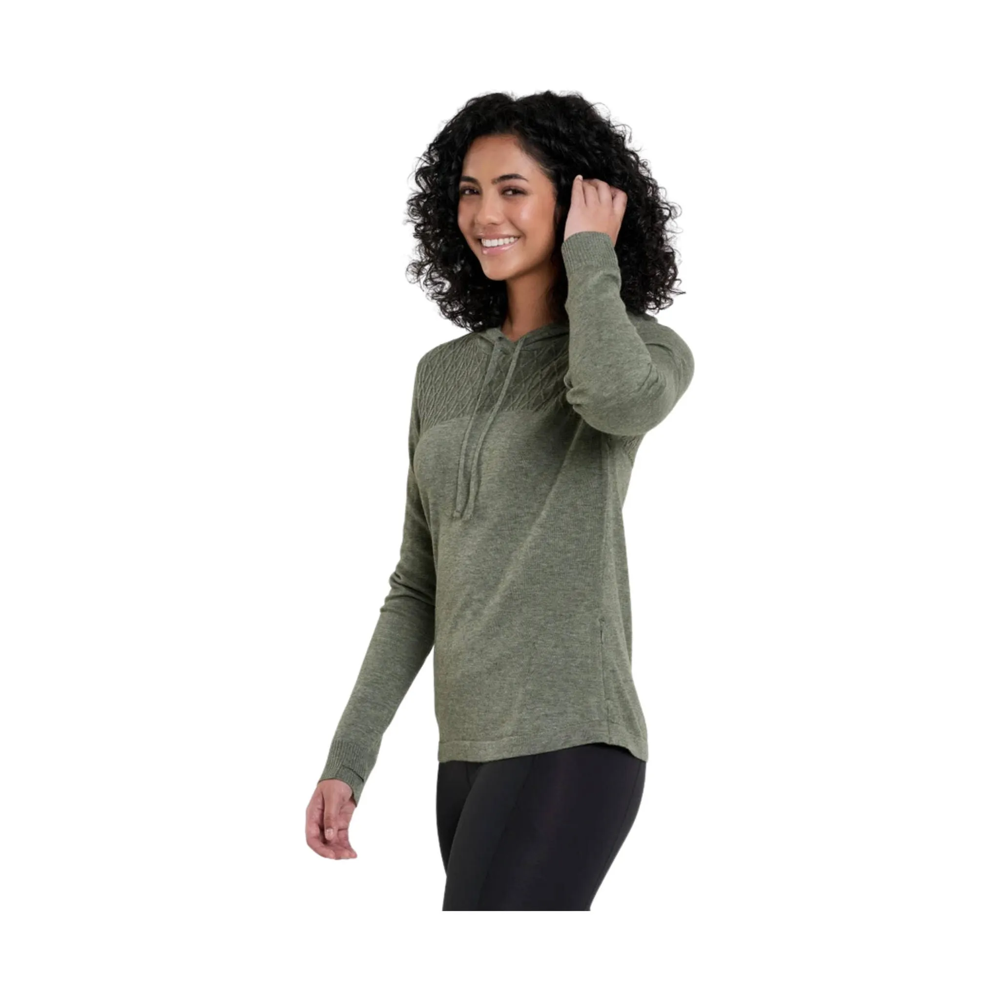 Kuhl Women's Kortina Hooded Sweater - Soft Pine