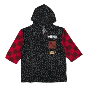 Luffy 3/4 Sleeve Inlay Hoodie