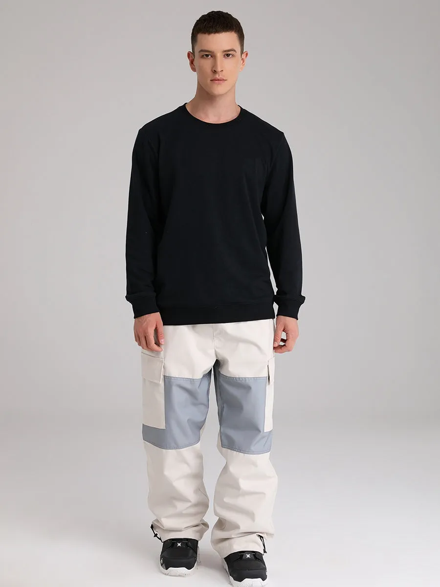 Men's Snowboard Pants Color Block Design