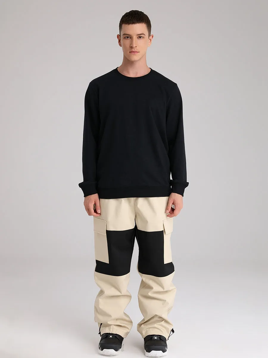 Men's Snowboard Pants Color Block Design