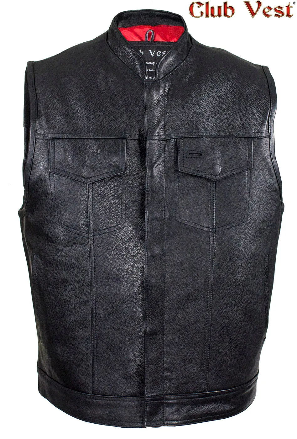 Men's Split Cowhide Gun Pocket Vest by Club Vest®