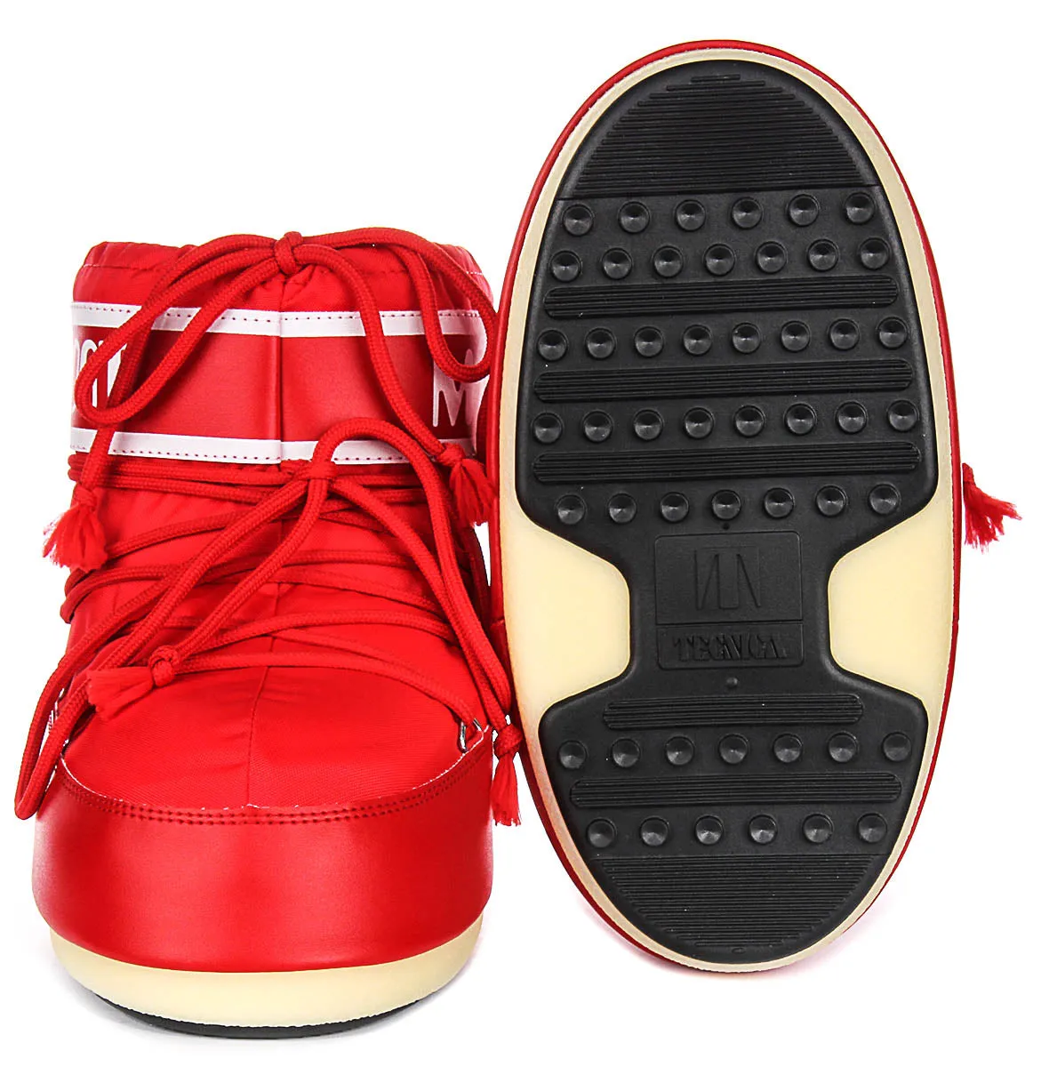 Moon Boot Icon Low Nylon In Red For Women