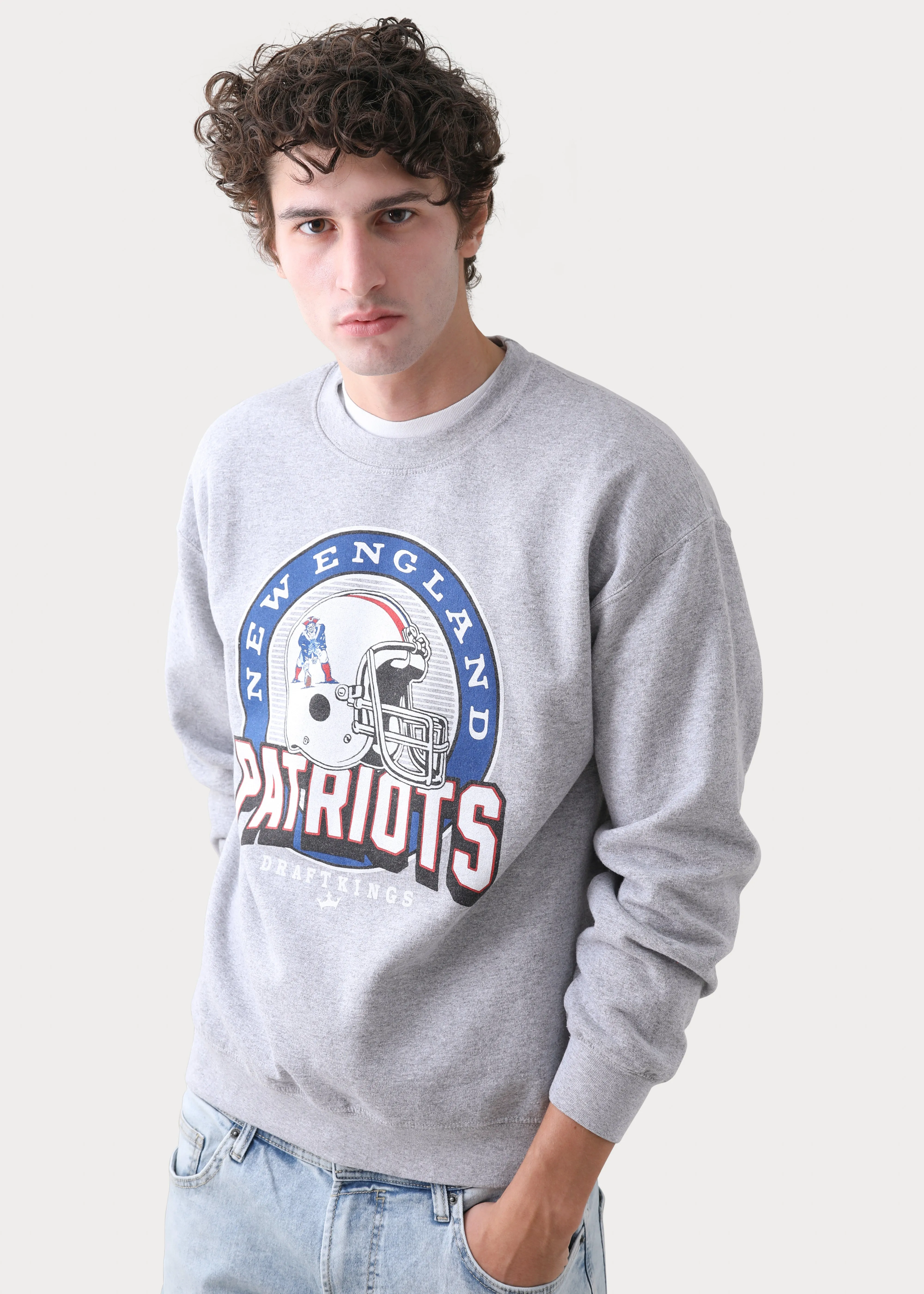 New England Patriots Junk Food Backfield Crewneck