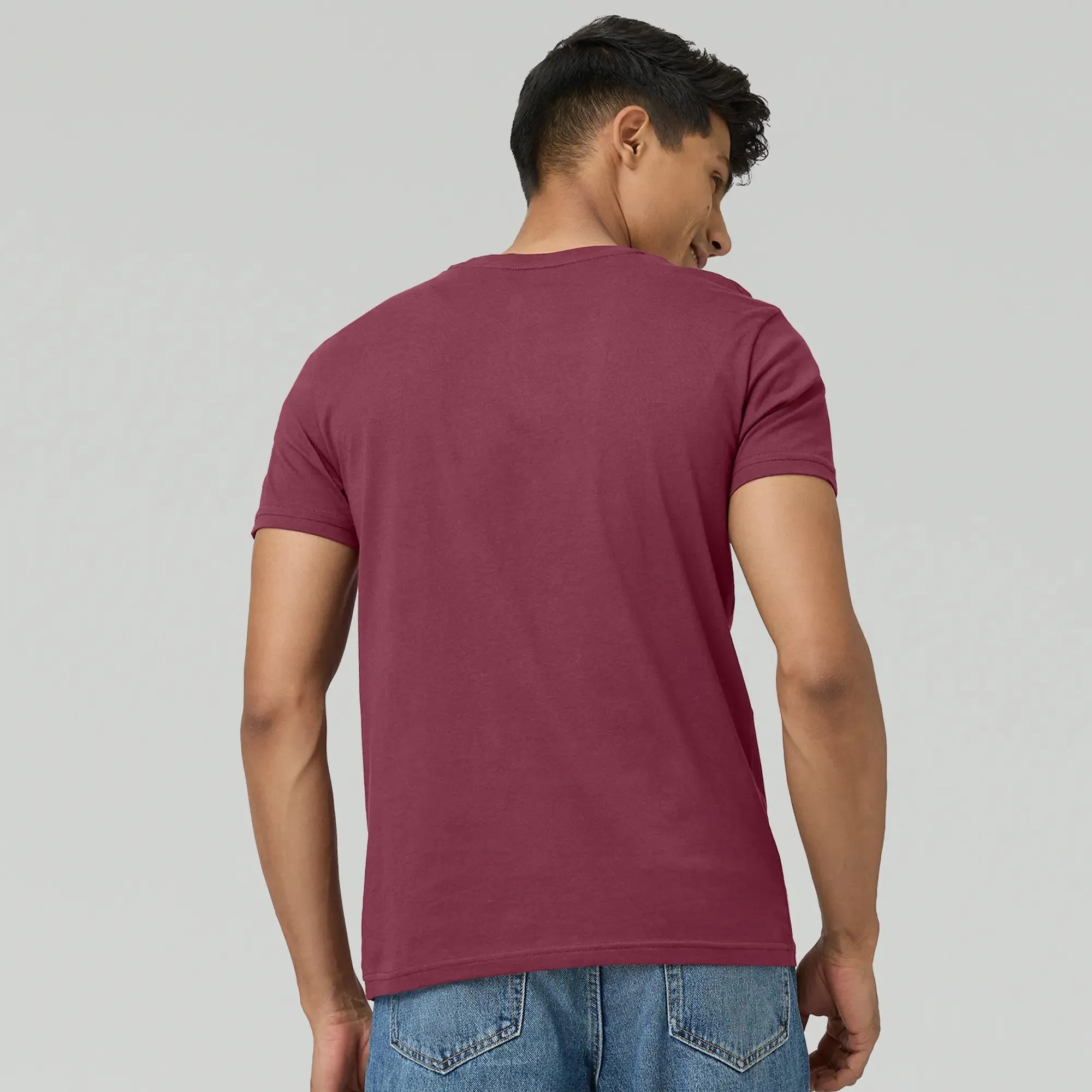 Pace Combed Cotton T-shirts Bold Burgundy