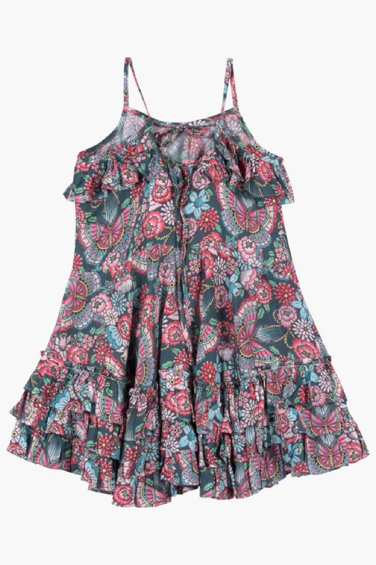 Paper Wings Spring Flowers Girls Dress