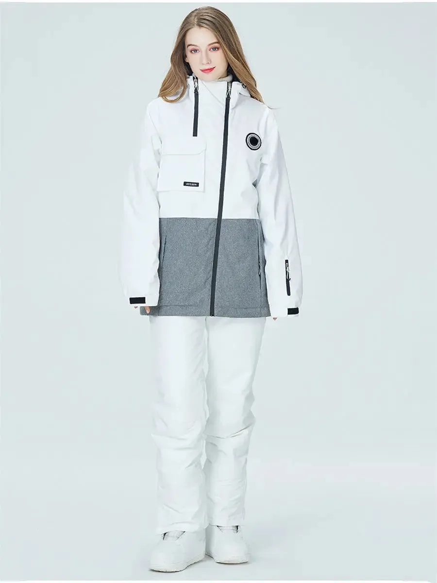 Plus Size Thick Ski Jacket & Overall Pants