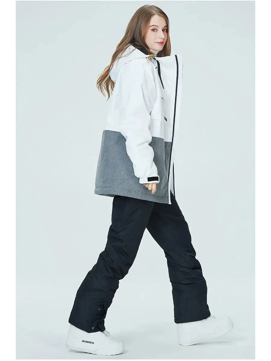 Plus Size Thick Ski Jacket & Overall Pants